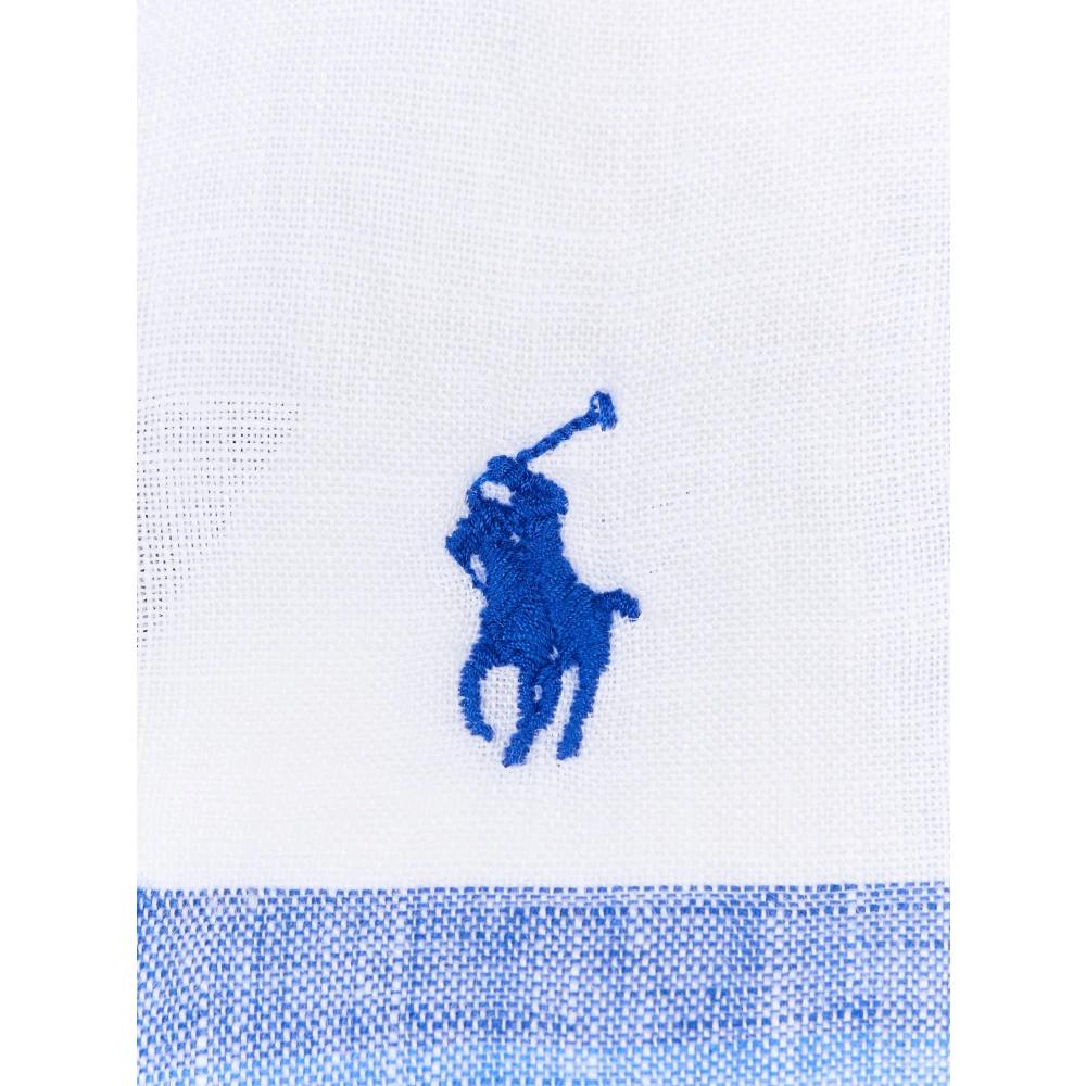 Polo Ralph Lauren Wit Blauw Multi Shirt Multicolor Heren