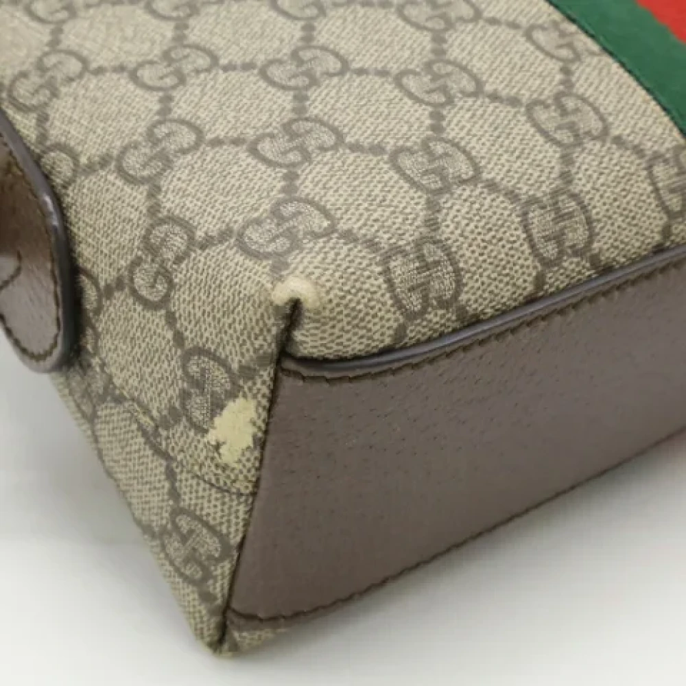 Gucci Vintage Pre-owned Canvas gucci-bags Beige Dames