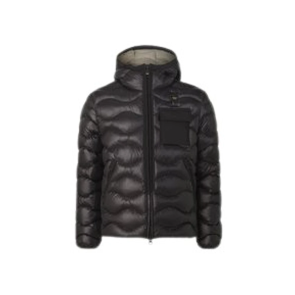 Blauer Heren Hooded Bryant Puffer Jas Black Heren