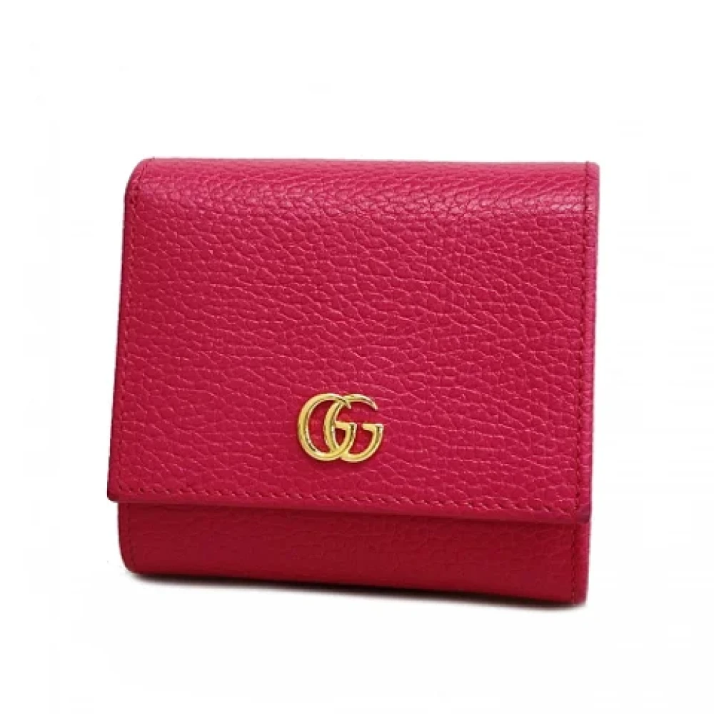 Gucci Vintage Pre-owned Leather wallets Pink Dames