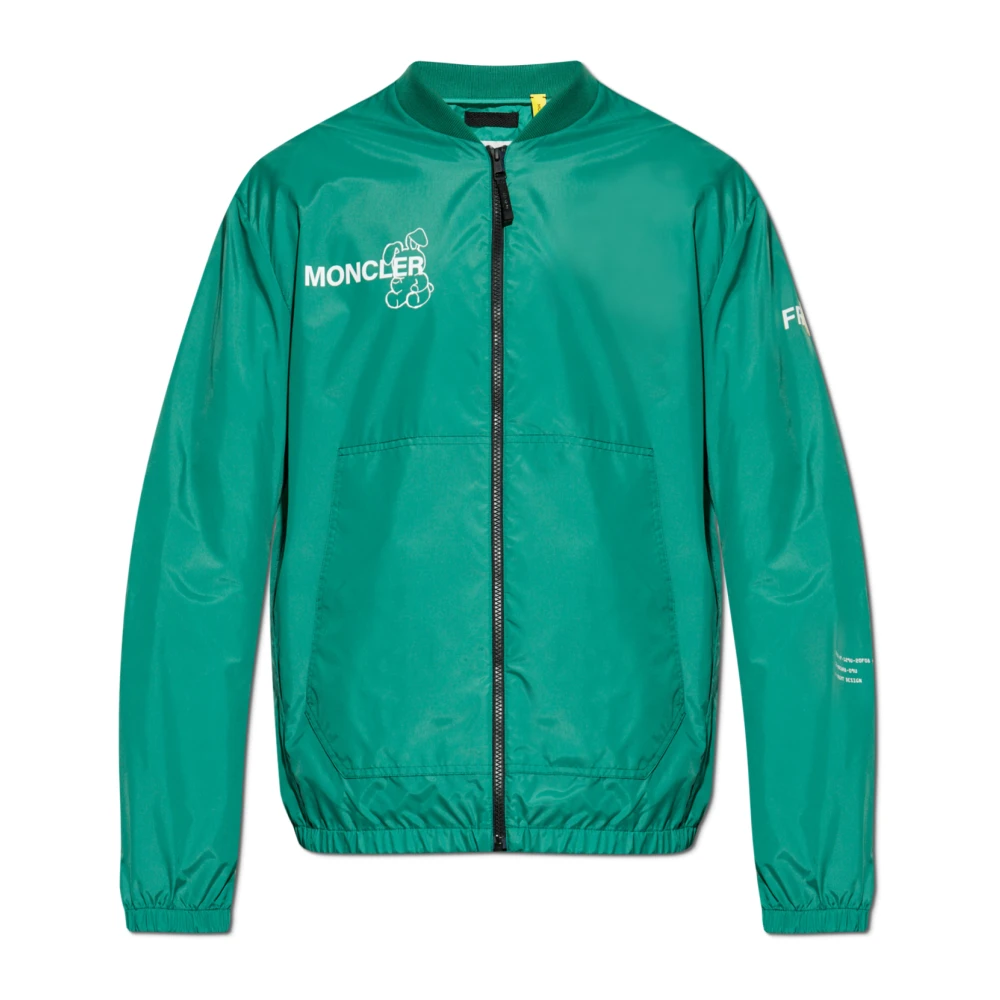 Moncler , Bomber Jackets, Male, Green, M, 7 Frgmt Hiroshi Fujiwara