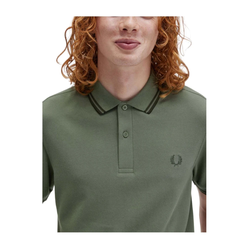 Fred Perry Iconisch Brits Poloshirt Green Heren