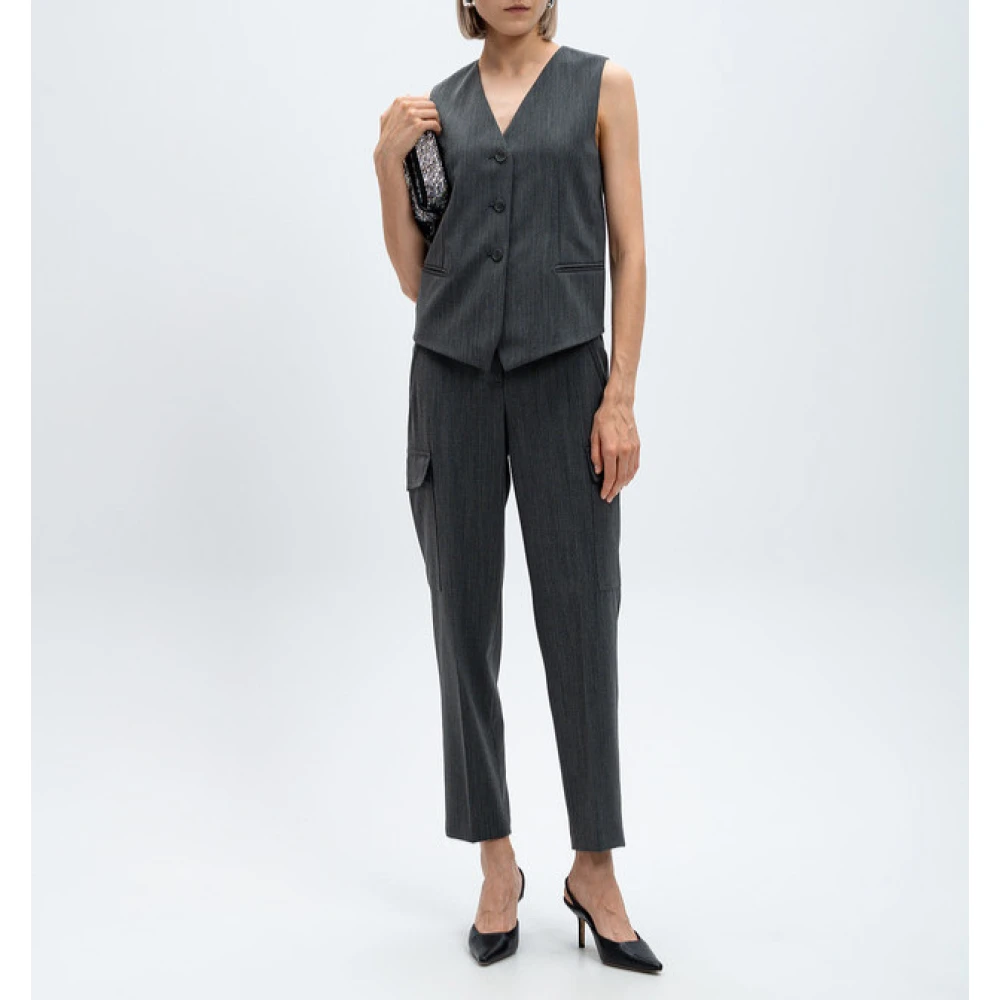 Twinset Cargo Zakbroek 242Tt2120 Gray Dames