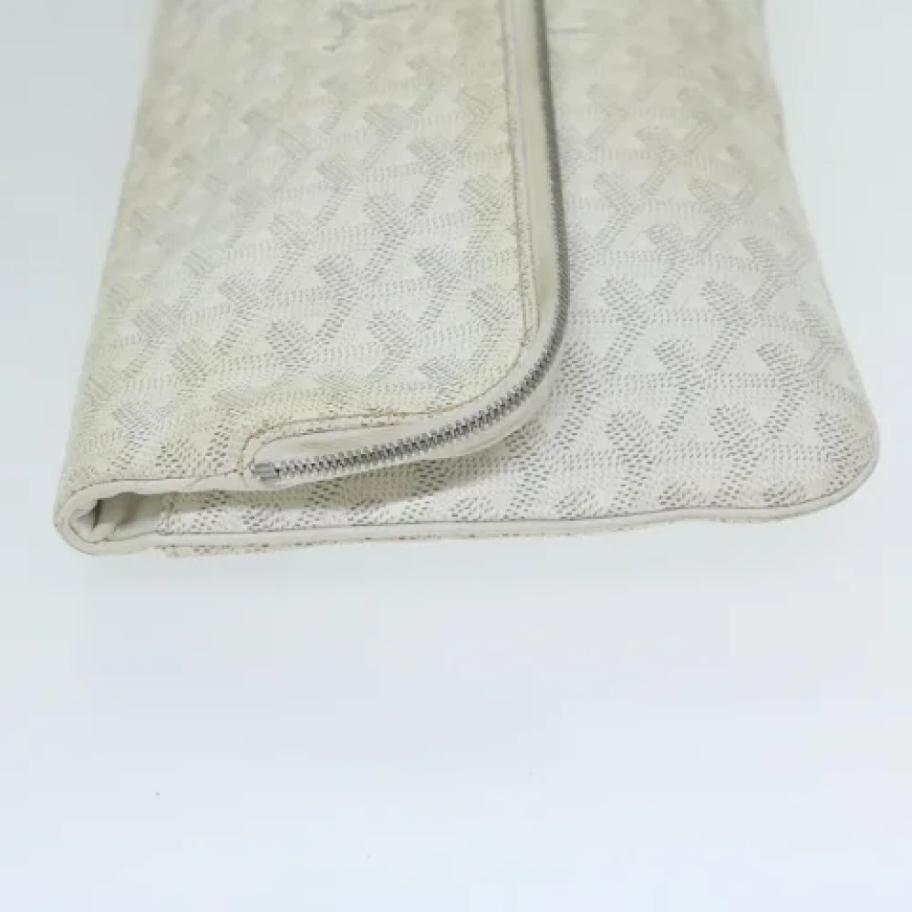Goyard Vintage Pre-owned Canvas clutches Gray Dames