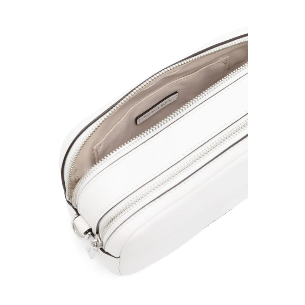 Michael Kors Witte Schoudertas Elegante Stijl White Dames