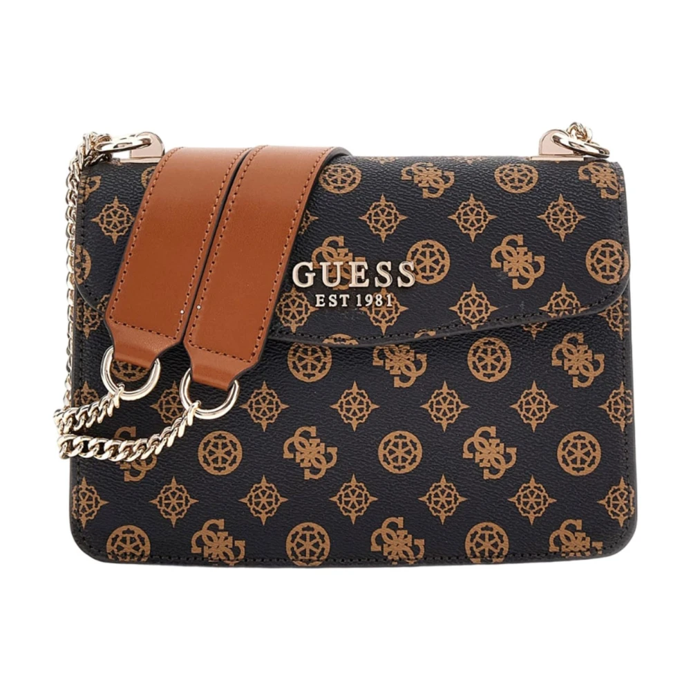 Guess Donna Marrone Borse, Taglia Unica, New,