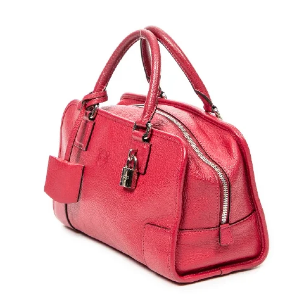 Loewe Pre-owned Leather handbags Pink Dames