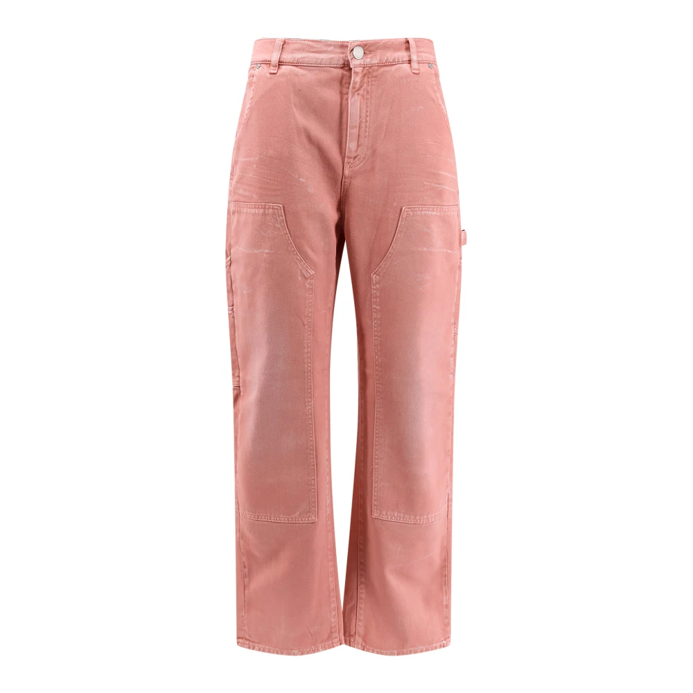 Pinko Denim Worker Broek met Versterking Pink Dames