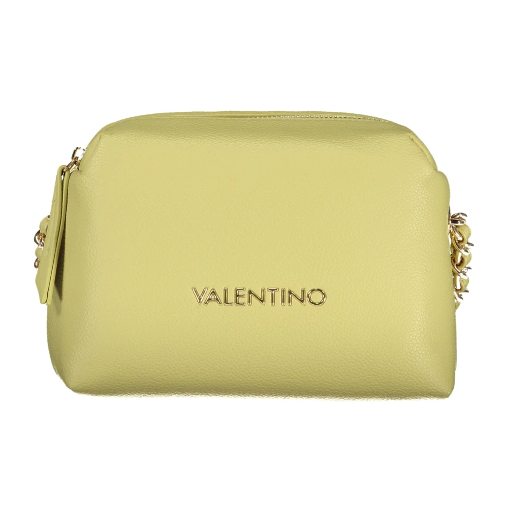 Valentino by Mario Valentino Groene Schoudertas met Ketting en Rits Green Dames