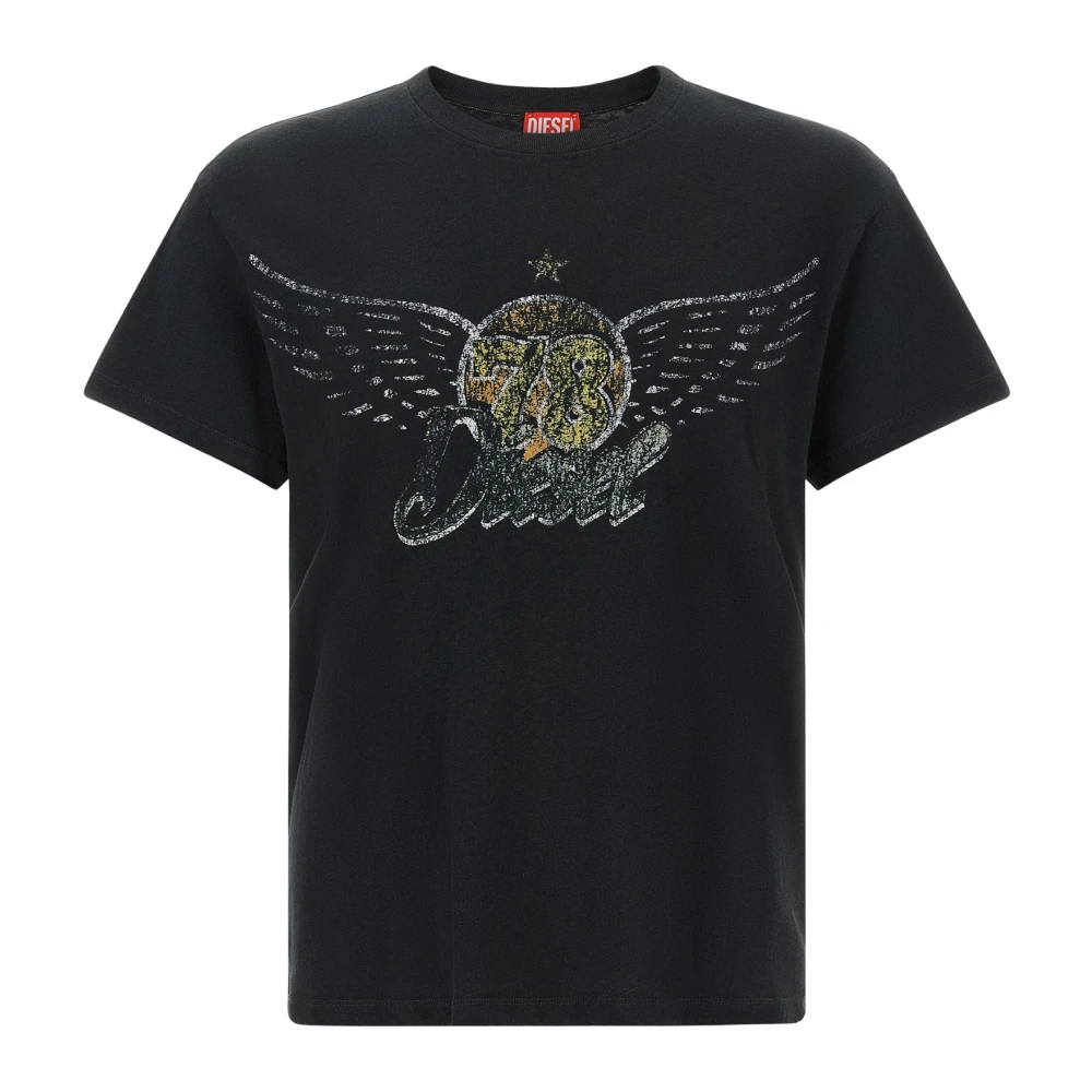 Diesel T-Gerio-A T-Shirt - Male - T-Shirts - Black - L - Tops