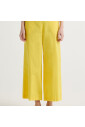 pantalon-en-coton-jaune