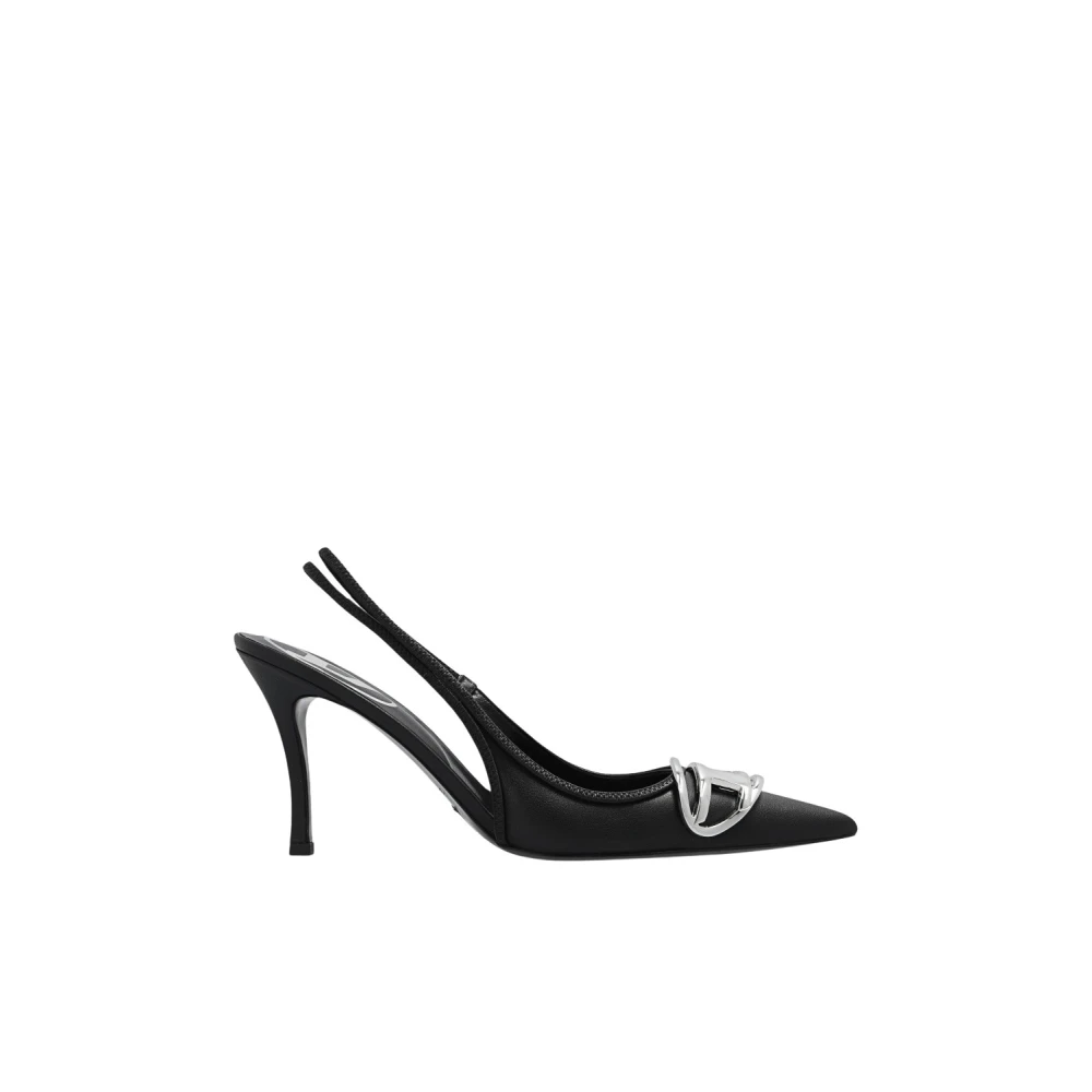Diesel Black Pumps, Female, 4 Uk, D-Venus Sb Pumps
