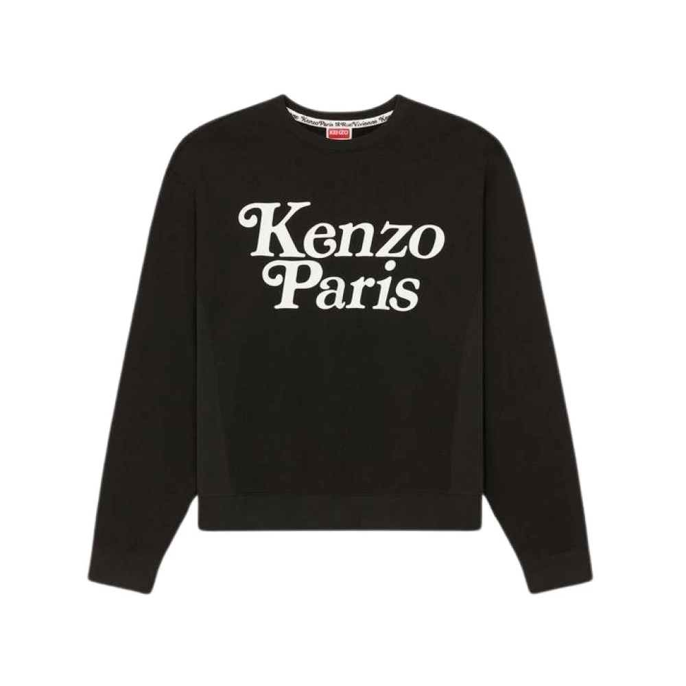 Kenzo Zwarte Crew Neck Sweatshirt Katoen Black Heren