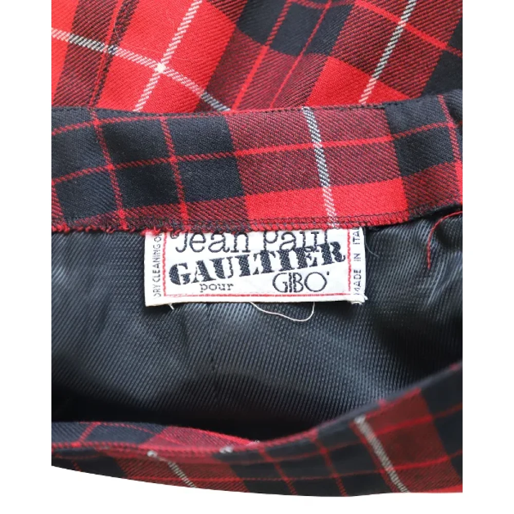 Jean Paul Gaultier Pre-owned Wool bottoms Multicolor Dames