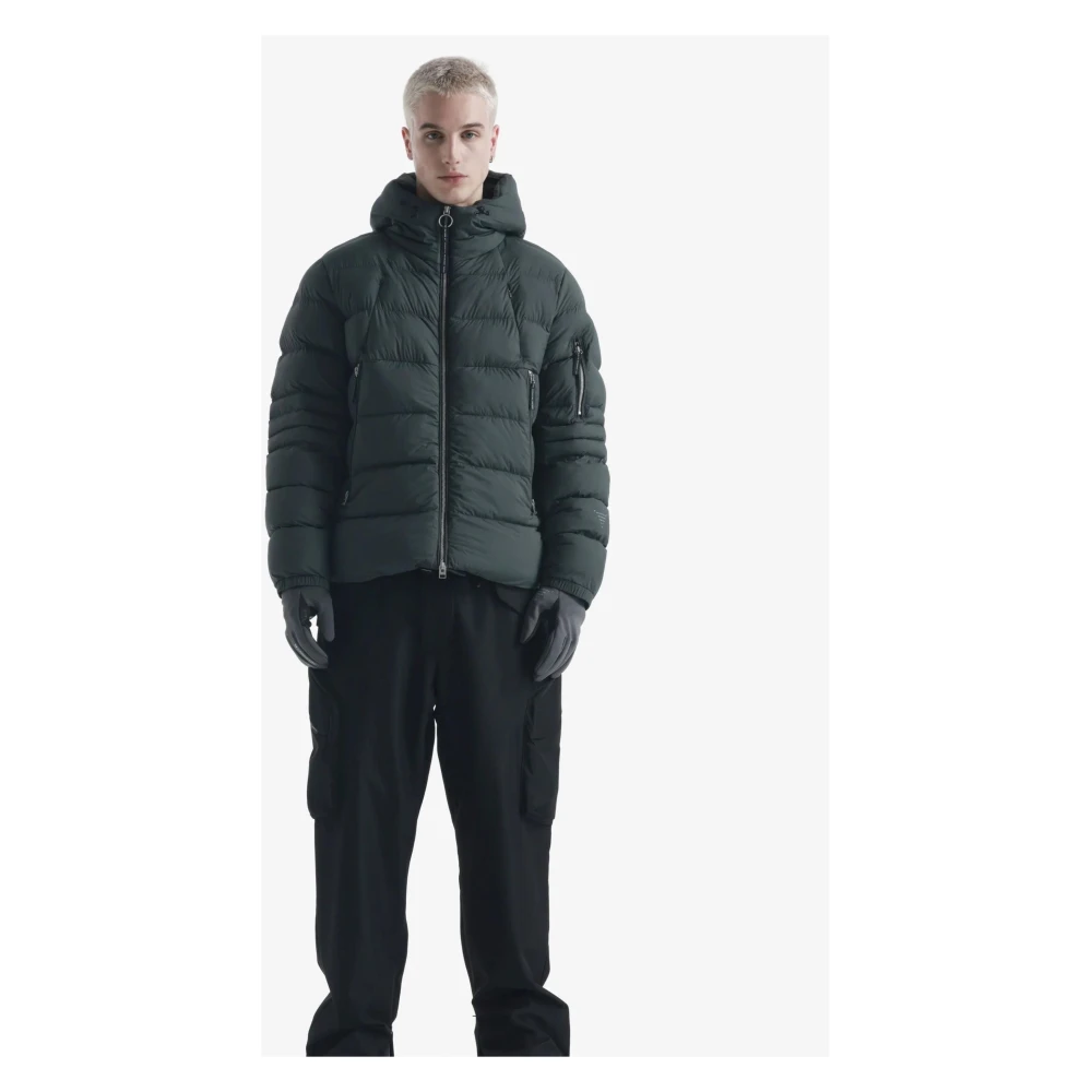 Krakatau Qm487 Parka Donkergroen Gray Heren