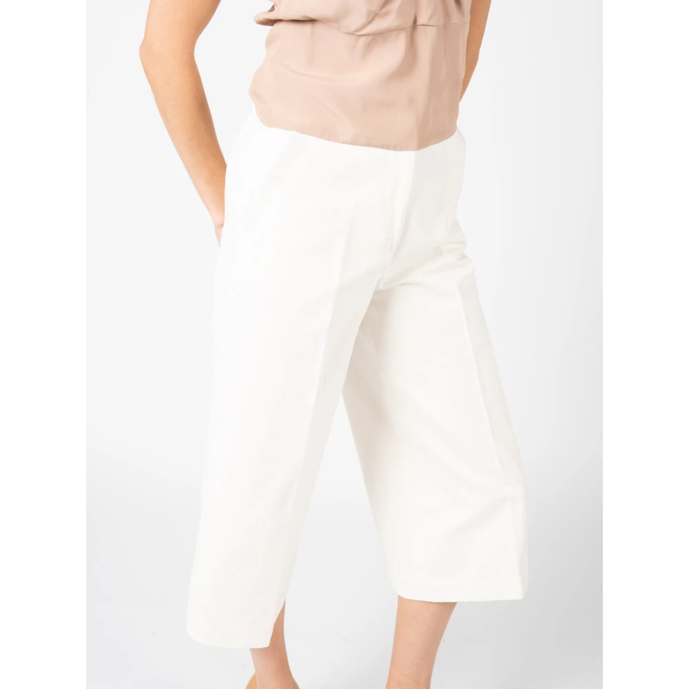 pinko Loszittende Hoge Taille Ritsbroek White Dames