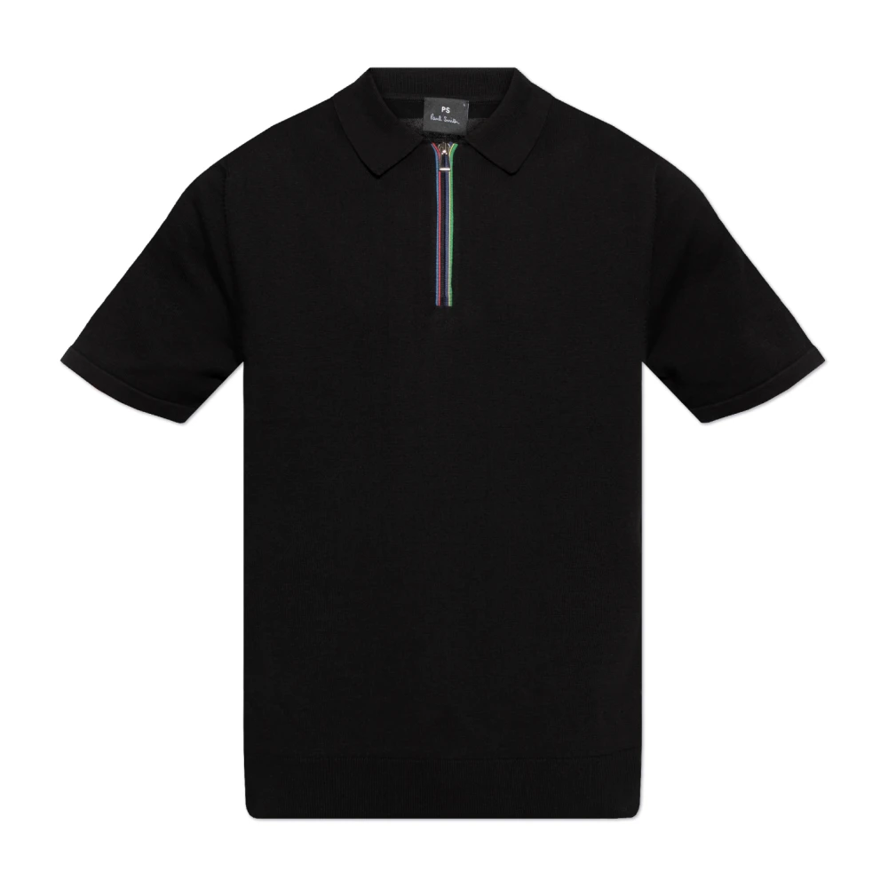 PS By Paul Smith Katoenen polo Black Heren