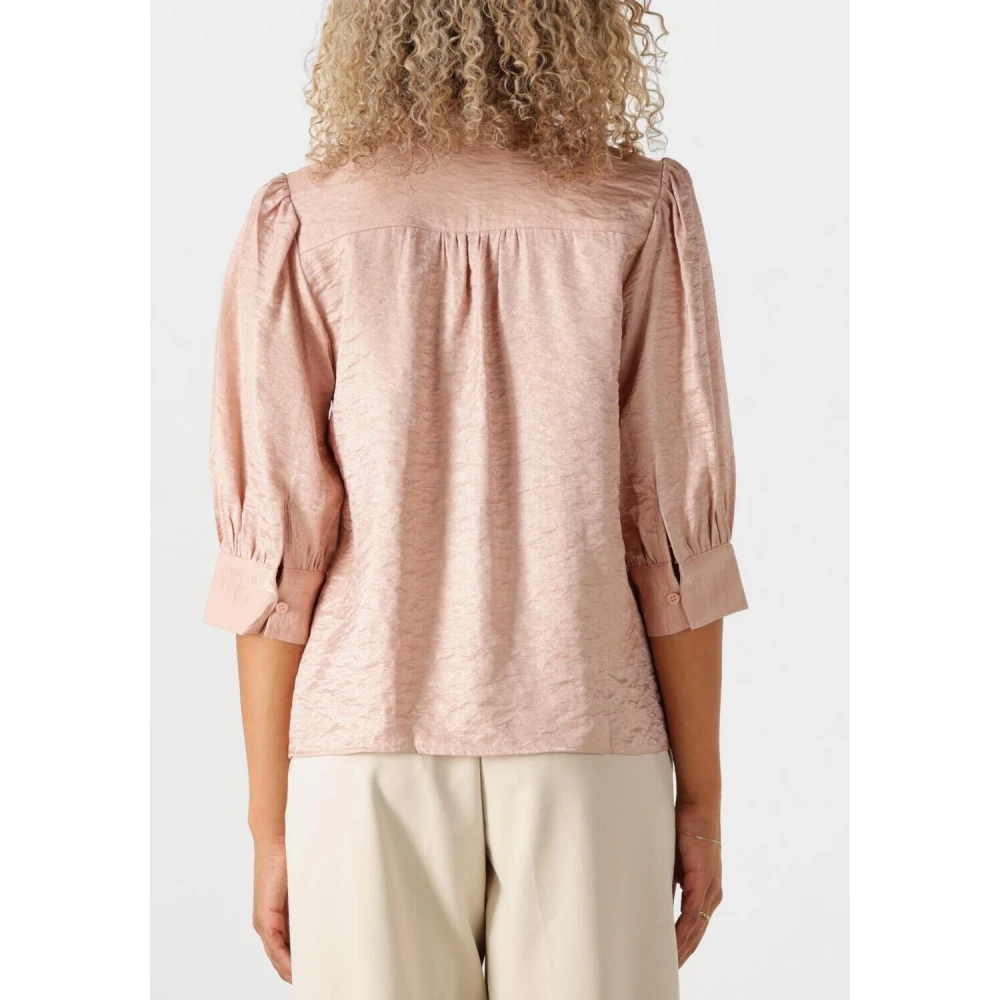 Nukus Eloise Blouse in Zachtroze Pink Dames