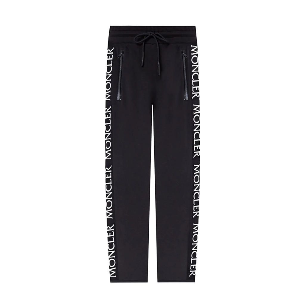Moncler Stijlvolle broek voor mannen Black Heren