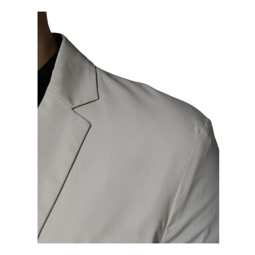 Paolo Pecora Beige Slim Fit Blazer Beige Heren