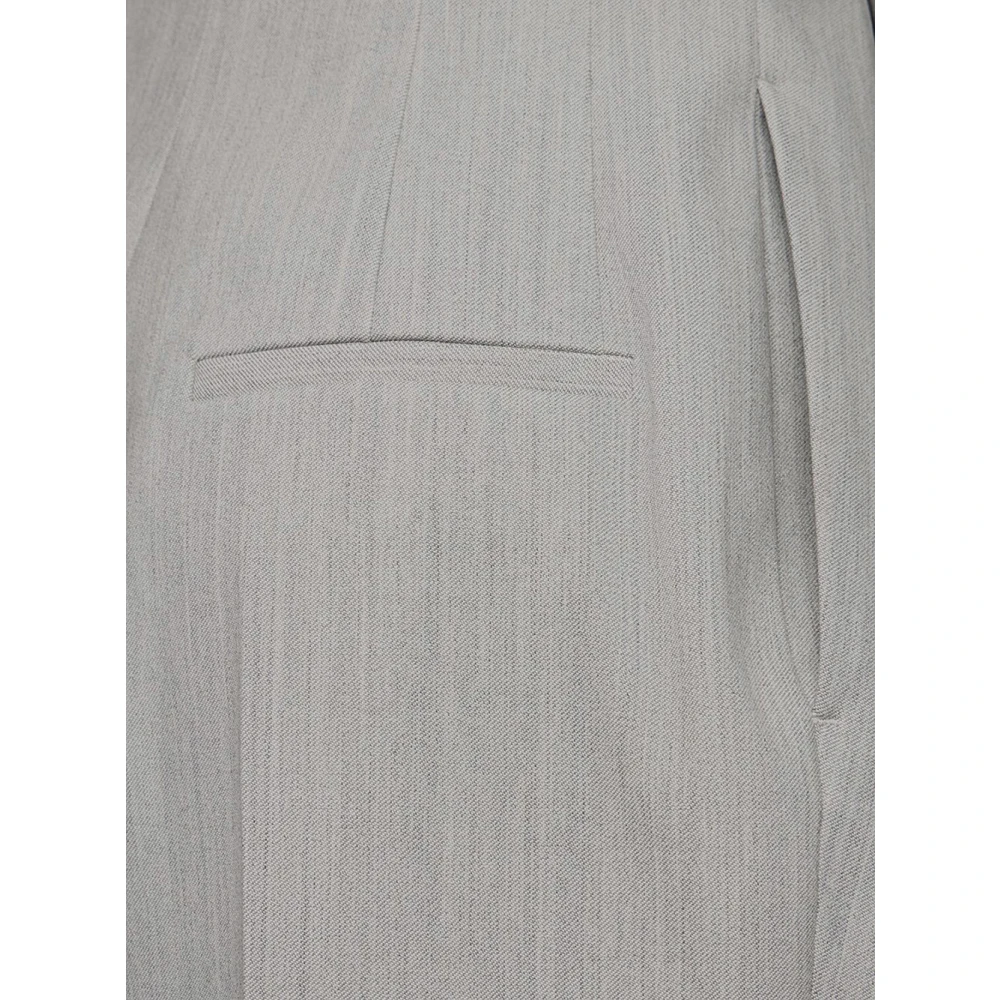 Jacquemus Katoenen Curzio Broek Gray Dames