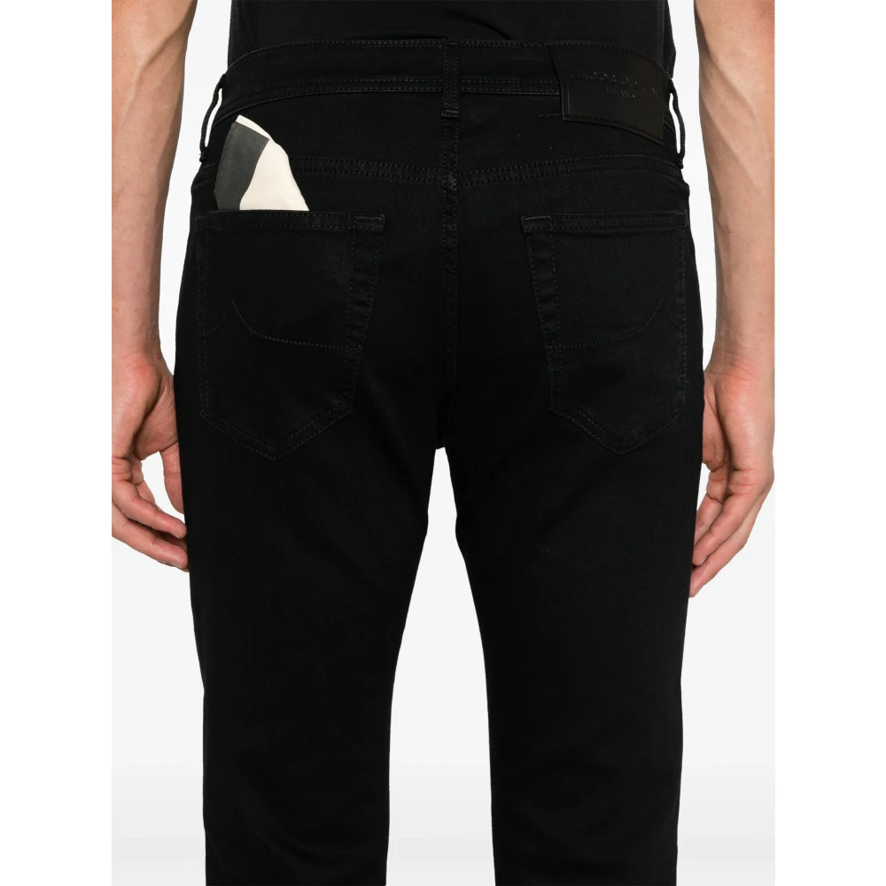 Jacob Cohën Bard Katoenmix Jeans Black Heren