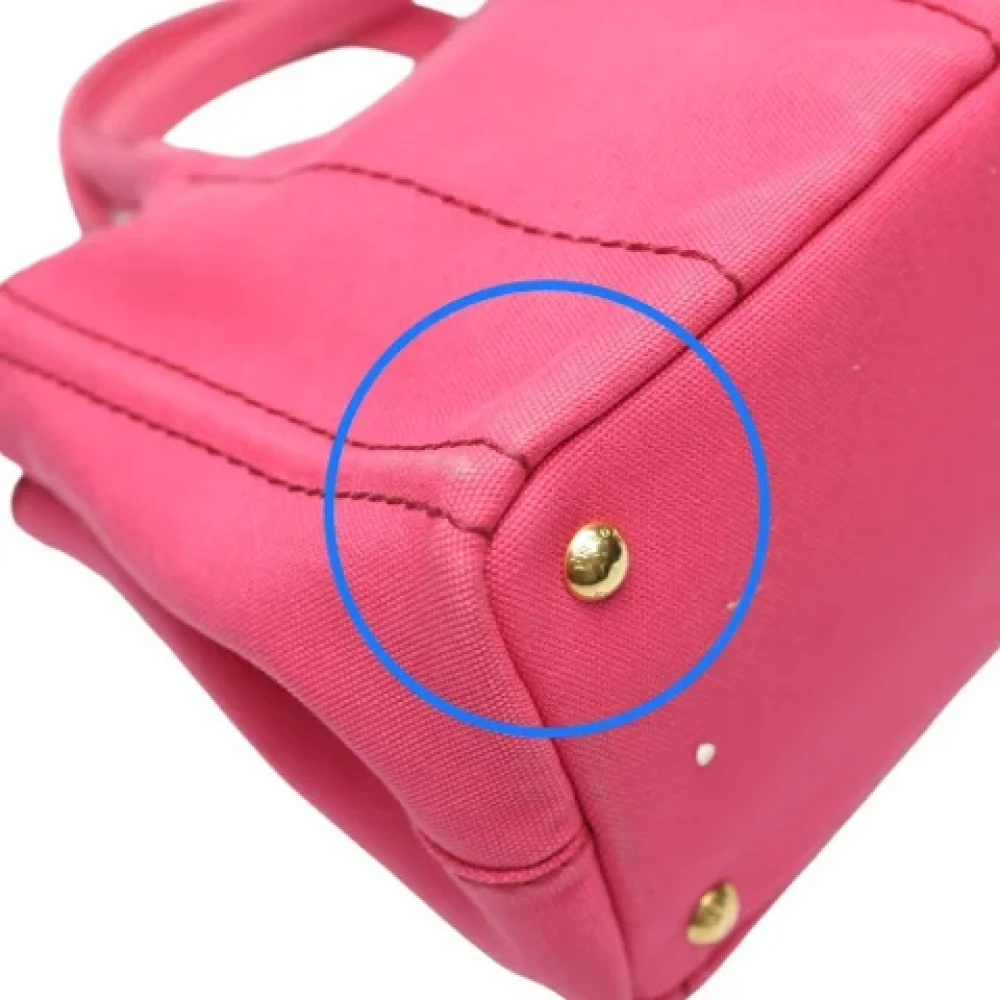 Prada Vintage Pre-owned Denim totes Pink Dames