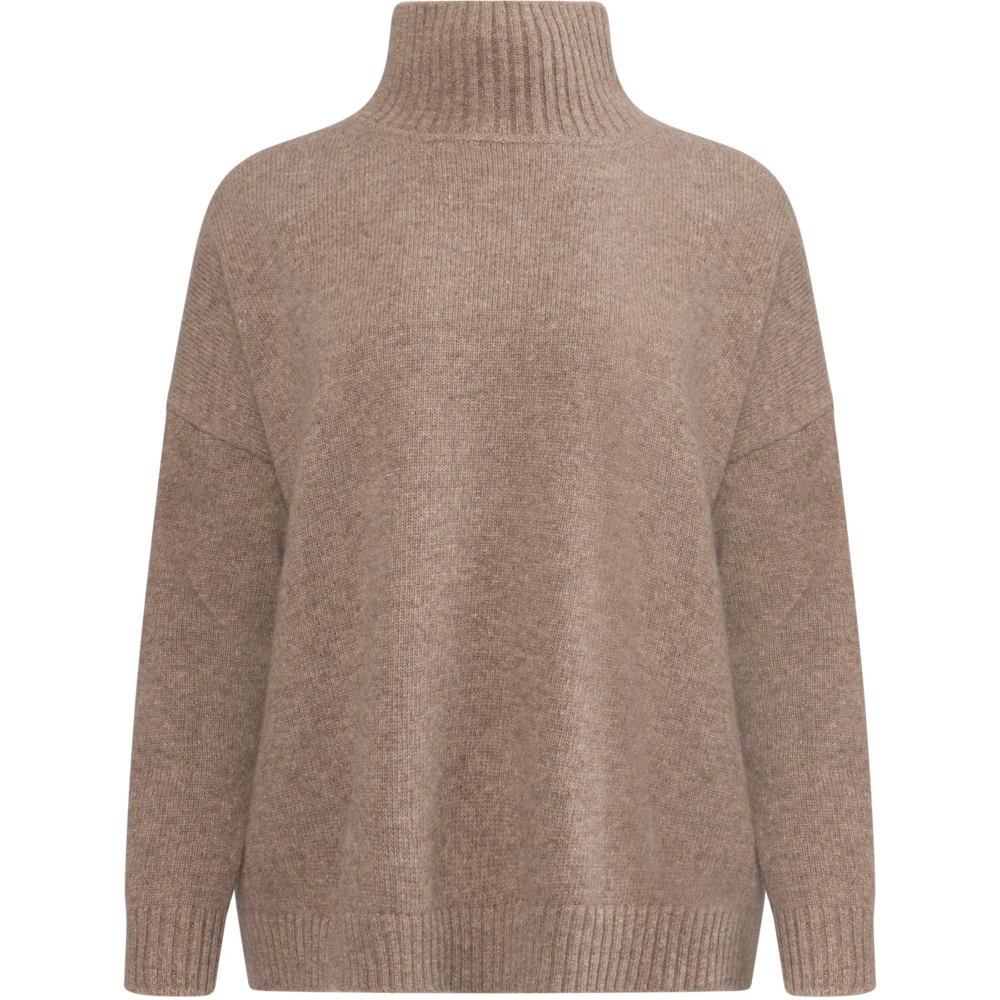 Weekend Max Mara Damen Braun Rollkragenpullover Borgia 2625366142 Relaxed Fit - Bild 2