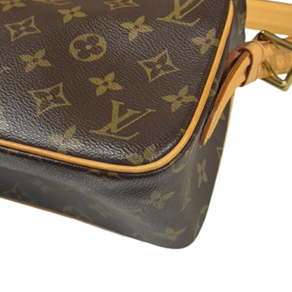 Louis Vuitton Vintage Pre-owned Canvas shoulder-bags Brown Dames