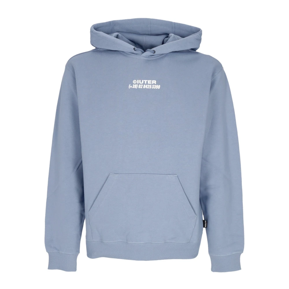 Iuter Land Blauw Lichtgewicht Hoodie Blue Heren