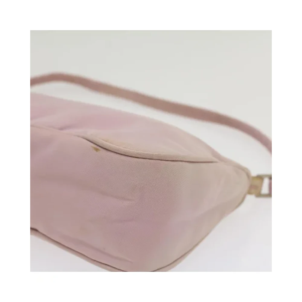 Prada Vintage Pre-owned Nylon pouches Pink Dames