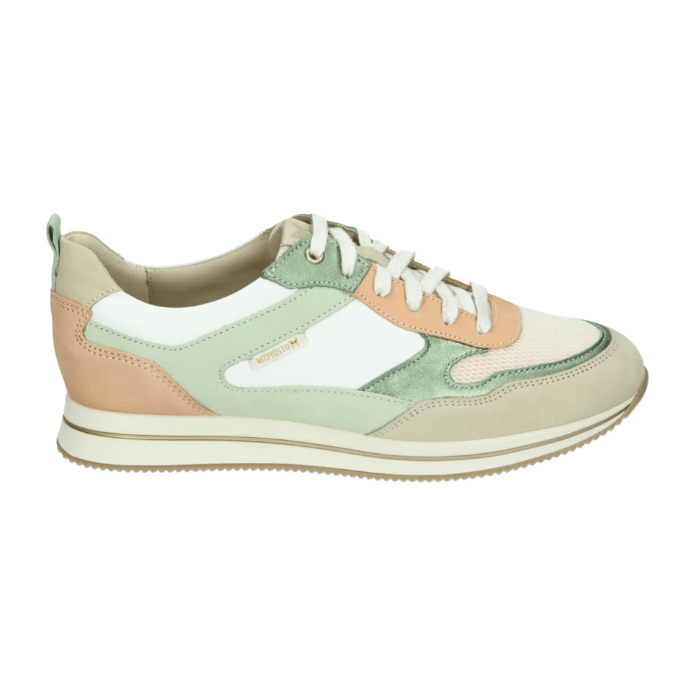 Mephisto Sportieve Lage Damesschoenen Patroon Dames Schoenen Veelkleurig Multicolor