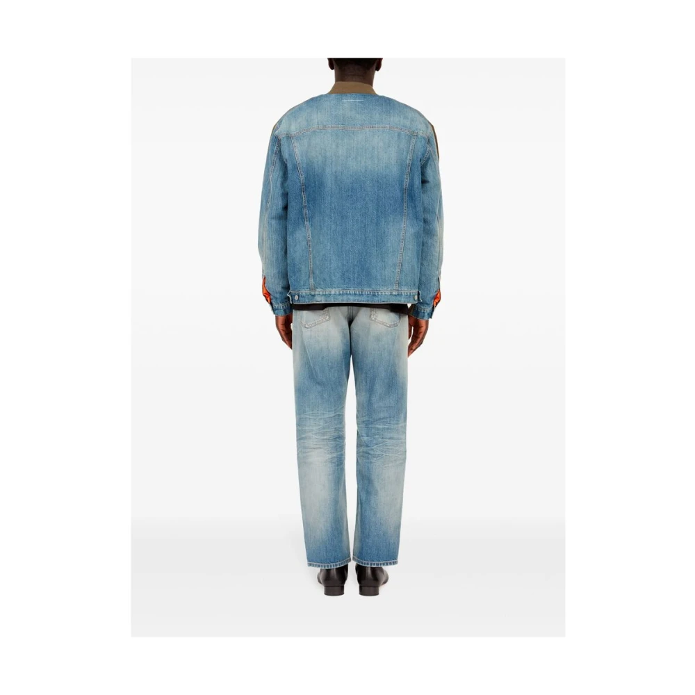 MM6 Maison Margiela Bruin Denim Jack Brown Heren