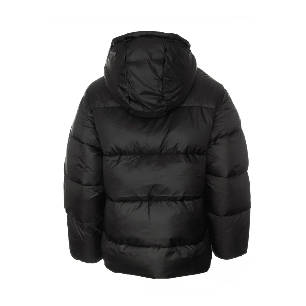Carhartt WIP Winterjas met capuchon en trekkoord Black Heren