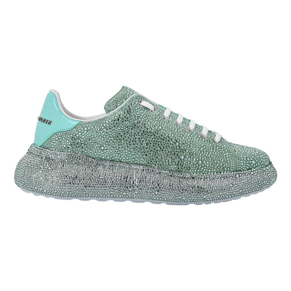 Philipp Plein Runner Crystal Dames Schoenen Groen