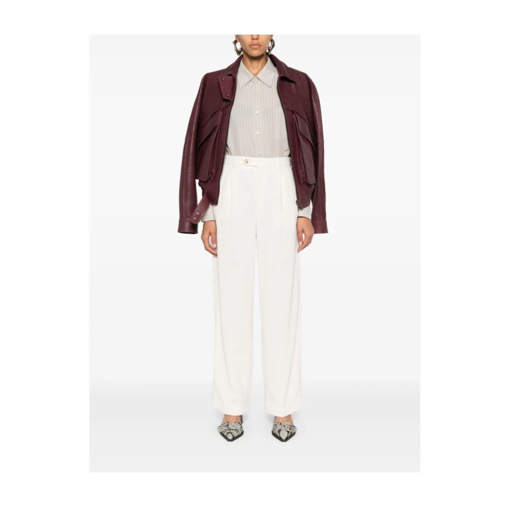 A.p.c. Broek Dames Recht Zwart Beige Dames