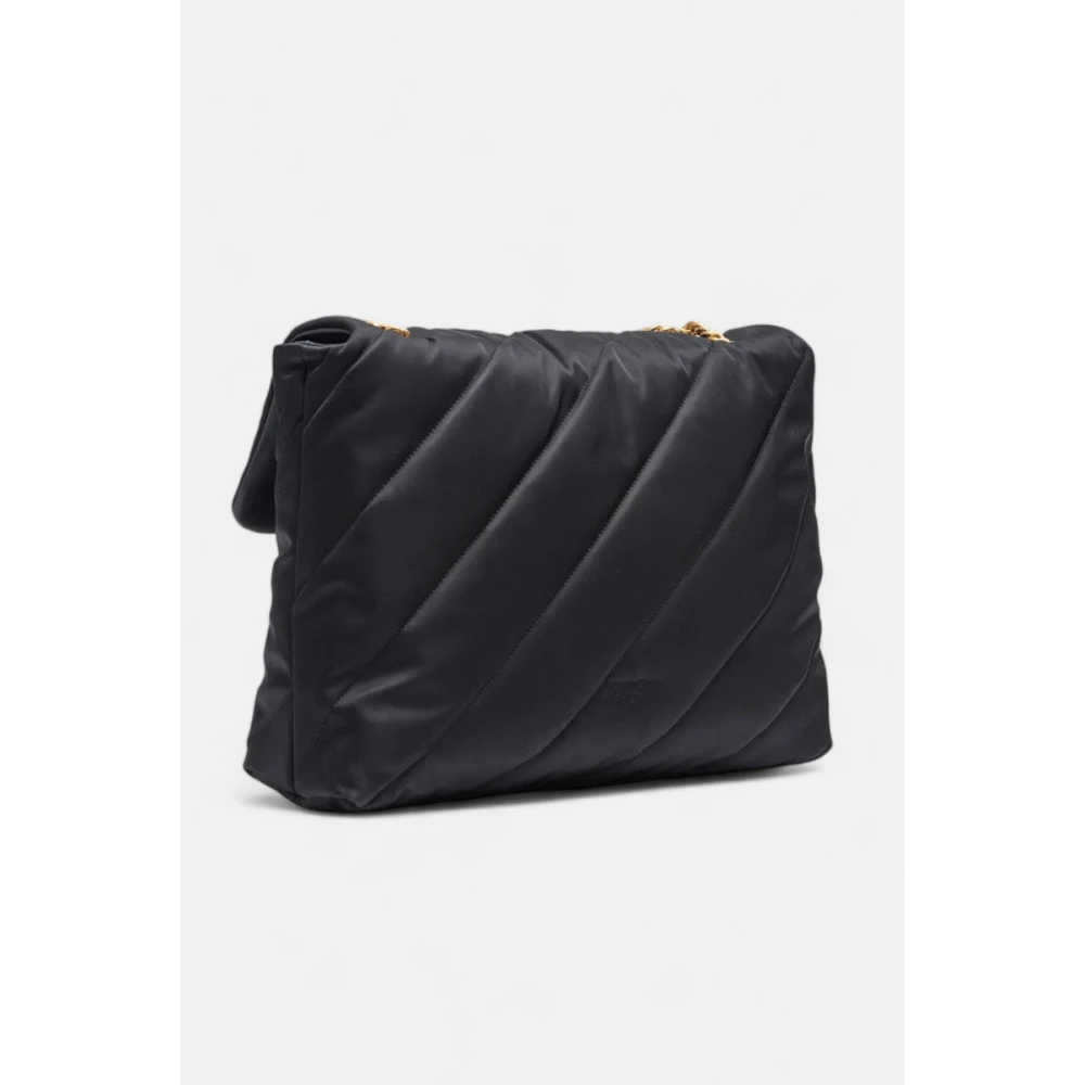 pinko Gewatteerde Love Puff Schoudertas Black Dames