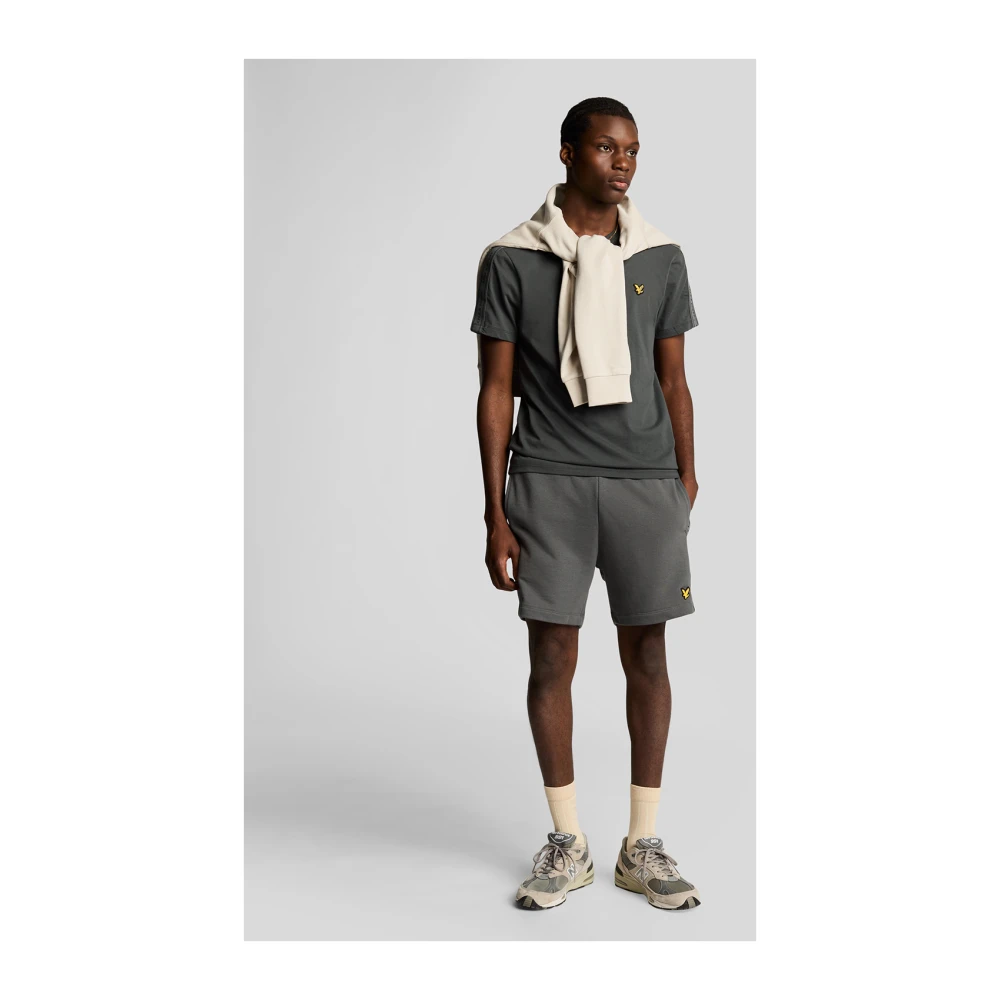 Lyle & Scott SS T-Shirts Tape T-Shirt Gray Heren