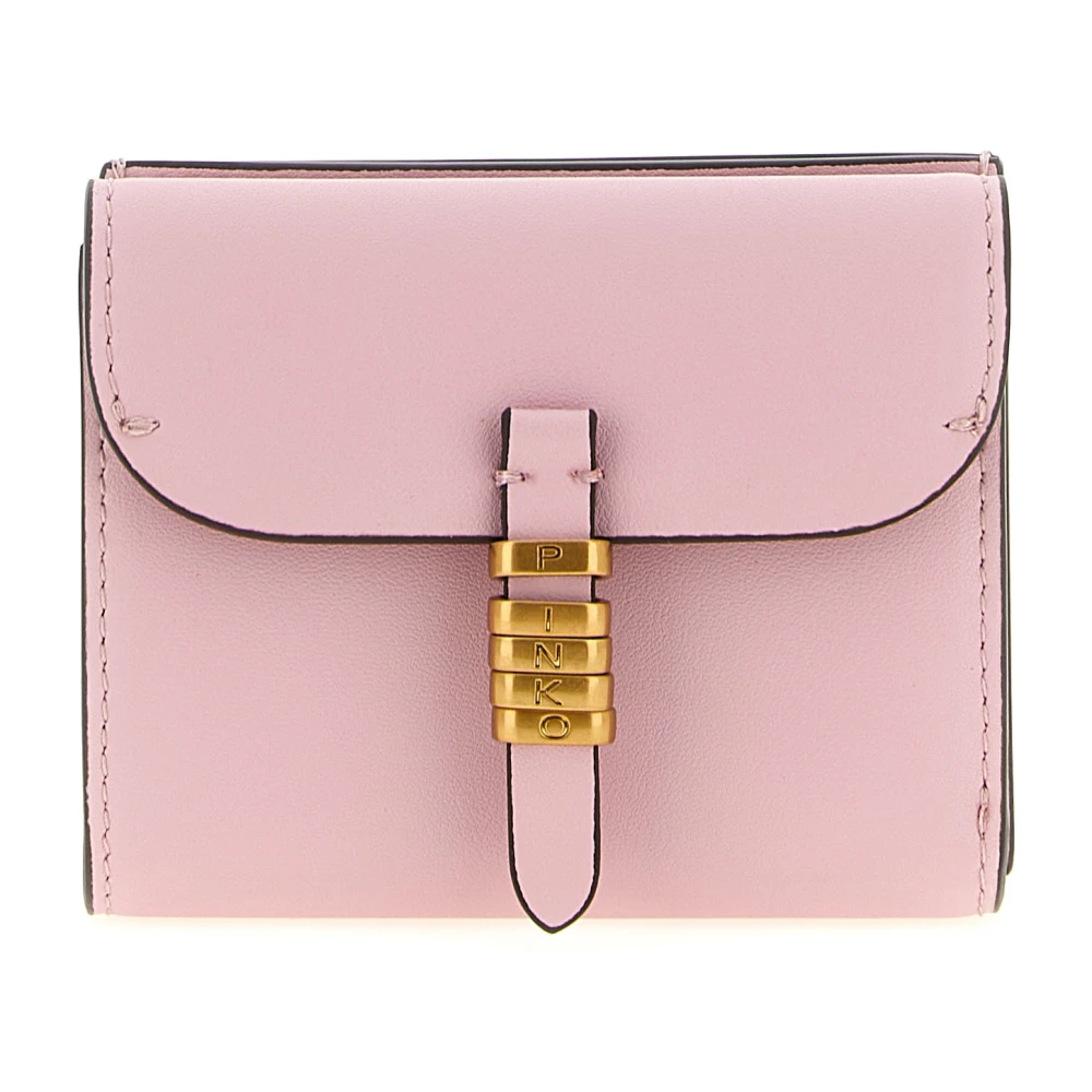 Pinko Women's Pink Saddle Wallet - O - Wallets & Cardholders - One Size - Accessories