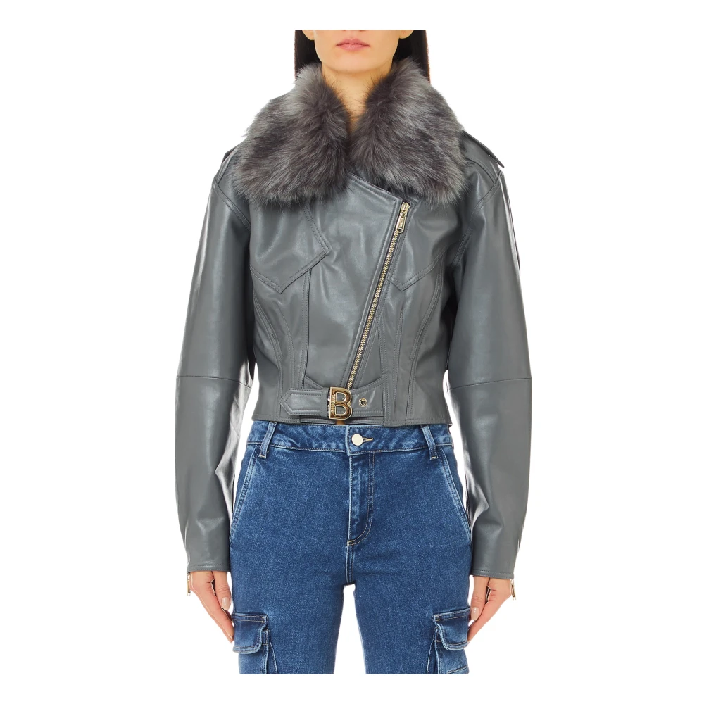 Blugirl Stijlvolle Blauwe Jurk Gray Dames