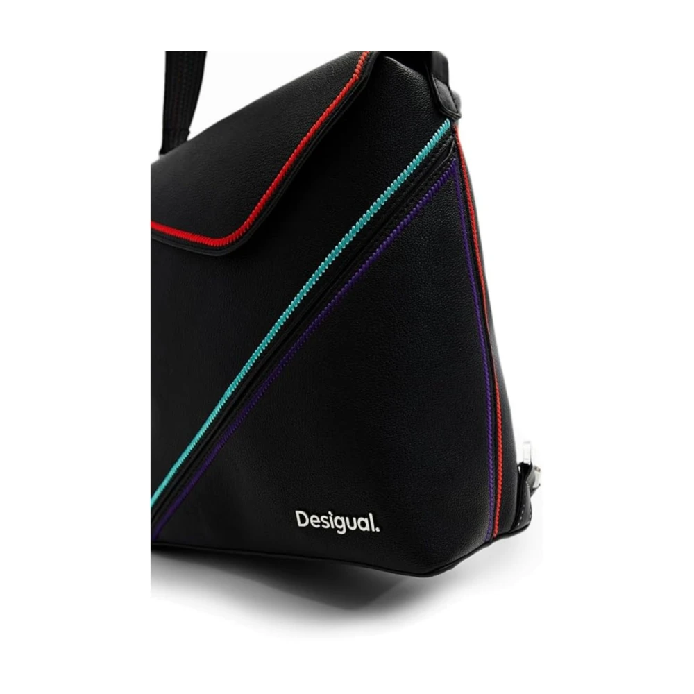 Desigual Stijlvolle Rugzak Black Dames