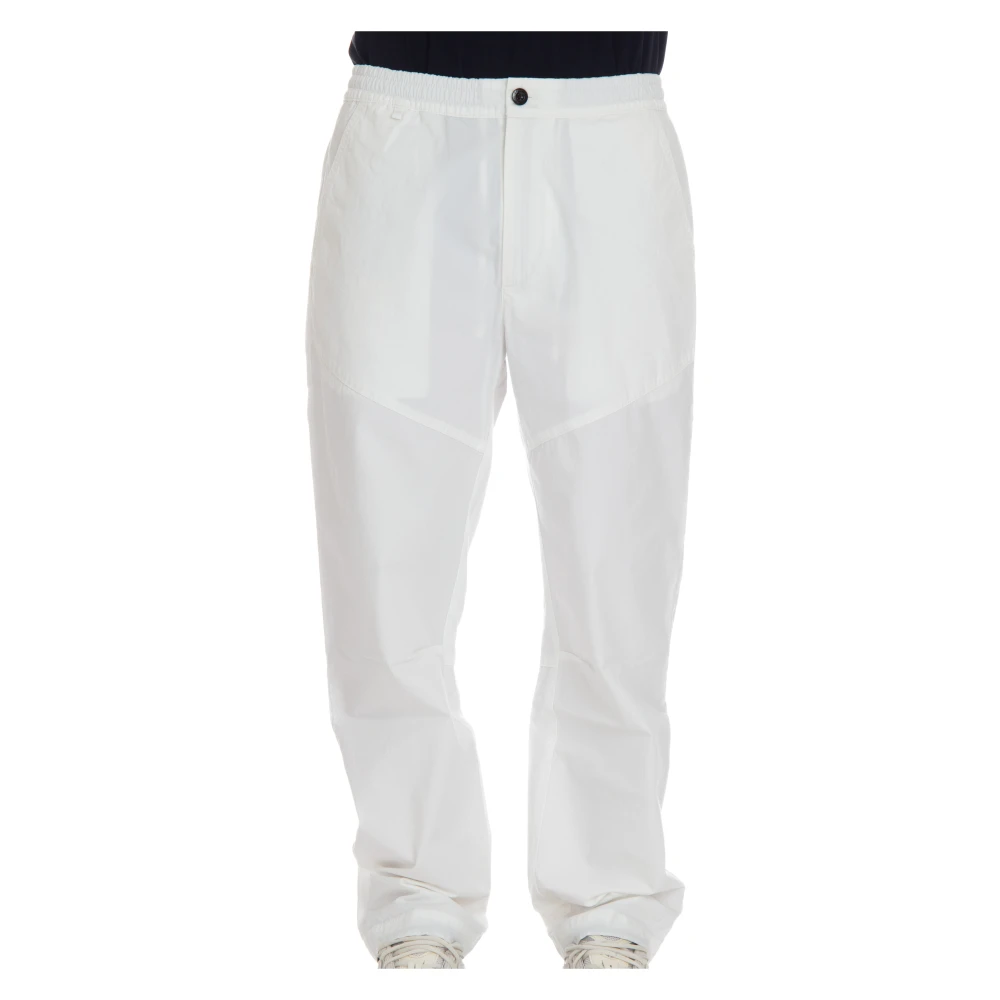 C.P. Company Witte Broek met Elastische Tailleband White Heren