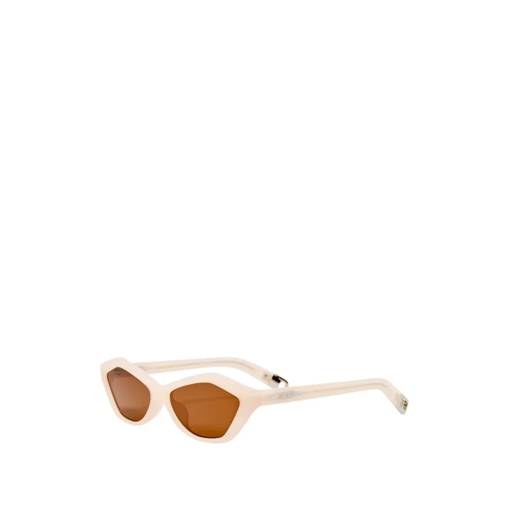 Jacquemus Women's White Sunglasses, 56 Mm, Bambino Sunglasses