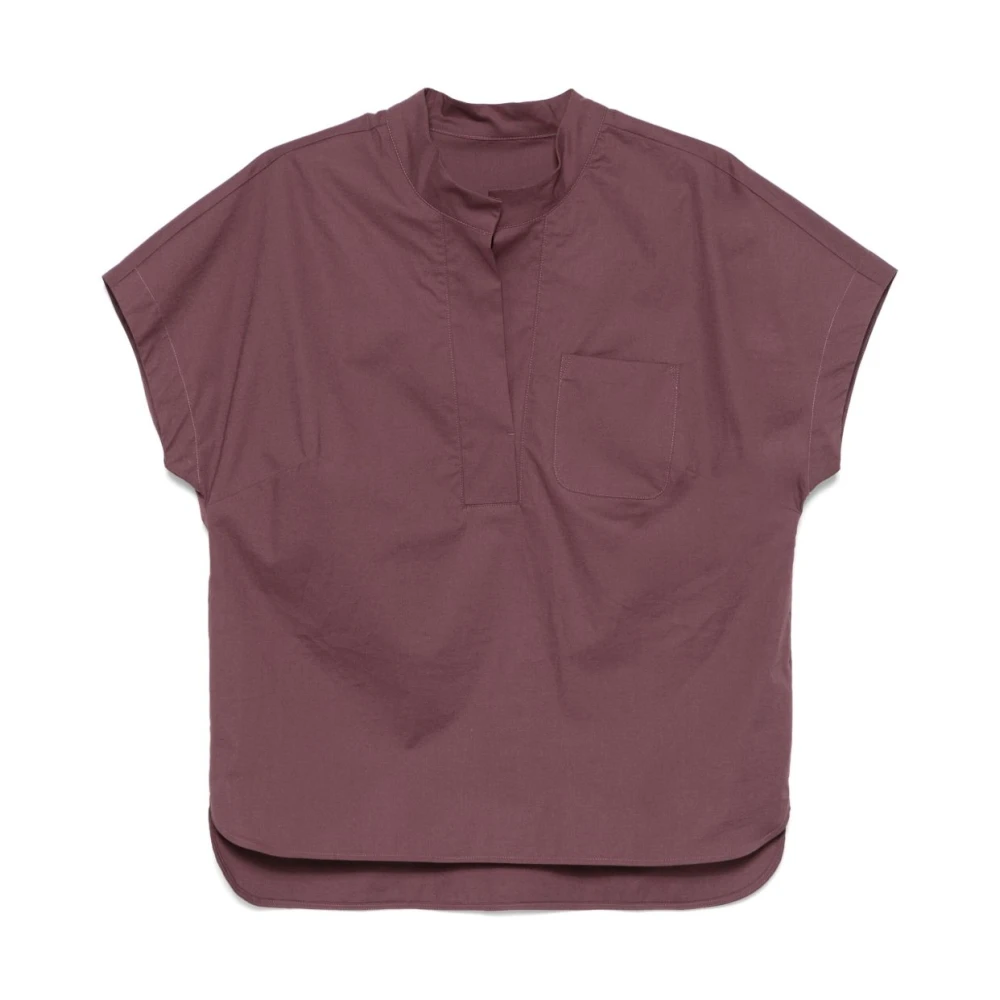 Nine In The Morning Bordeaux Elegant Dames Overhemd Red Dames