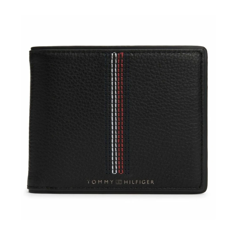 Tommy Hilfiger Heren Casual Portemonnee met Muntvak Black Heren