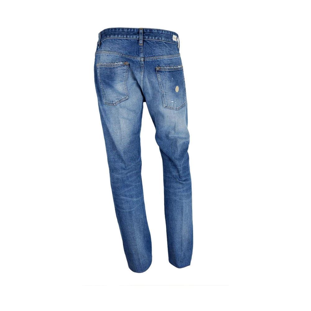 Don The Fuller Heren Denim Jeans 5-Pocket Knoopsluiting Blue Heren