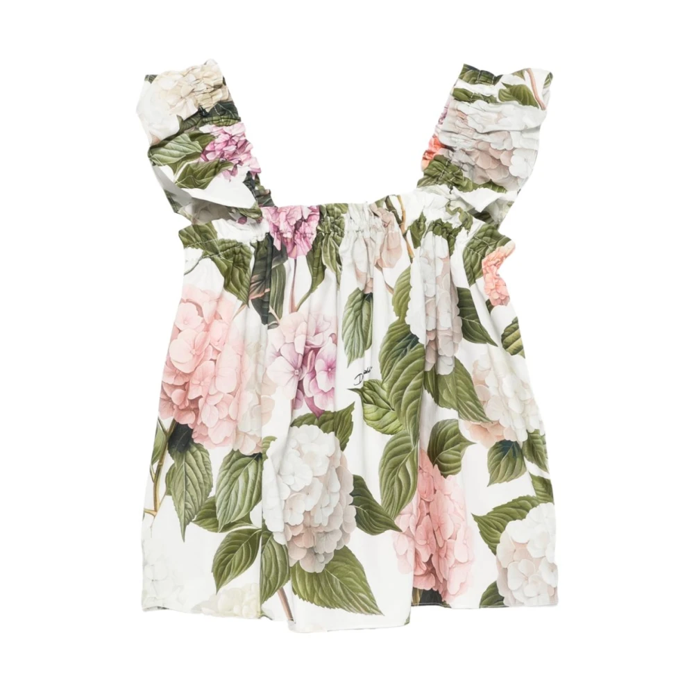 Dolce & Gabbana Multicolor Top - Female - Kids Sleeveless Tops - 12 Y - Kids