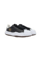 baskets-basses-en-cuir-noir-avec-embout-en-caoutchouc