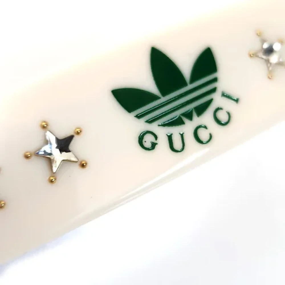 Gucci Vintage Pre-owned Metal hair-accessories Beige Dames