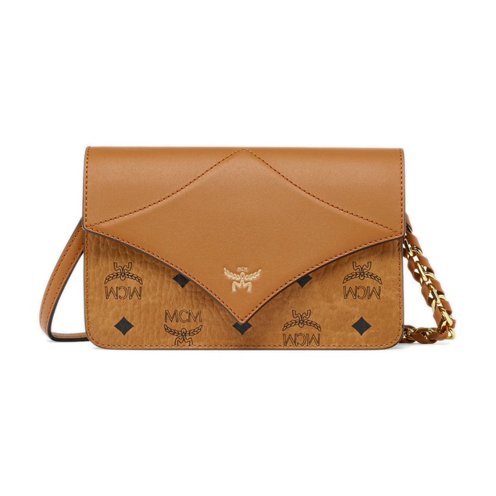Mcm Brown Aren Shoulder Bag - Female - Cross Body Bags - One Size - Bags